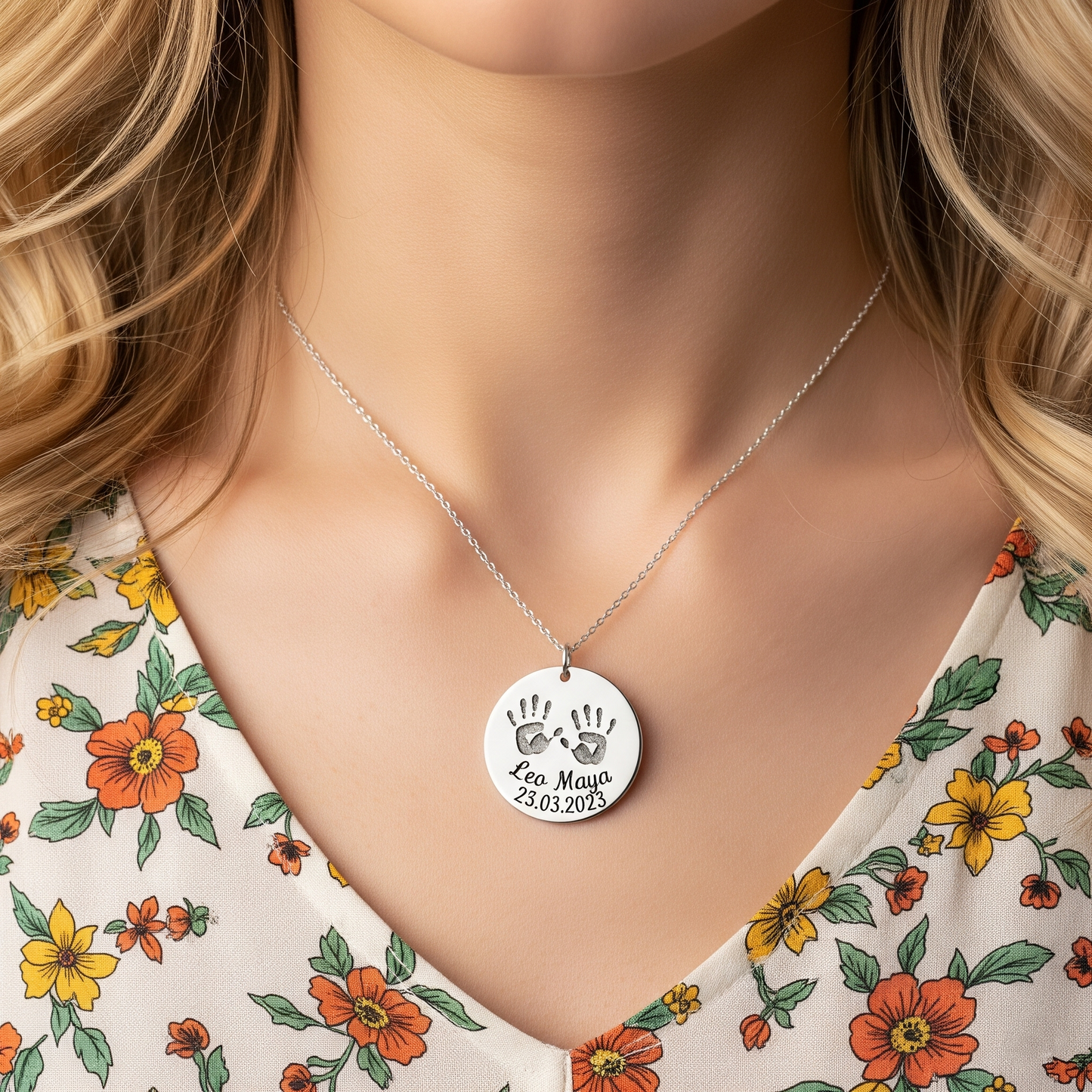 HANDPRINT NECKLACE