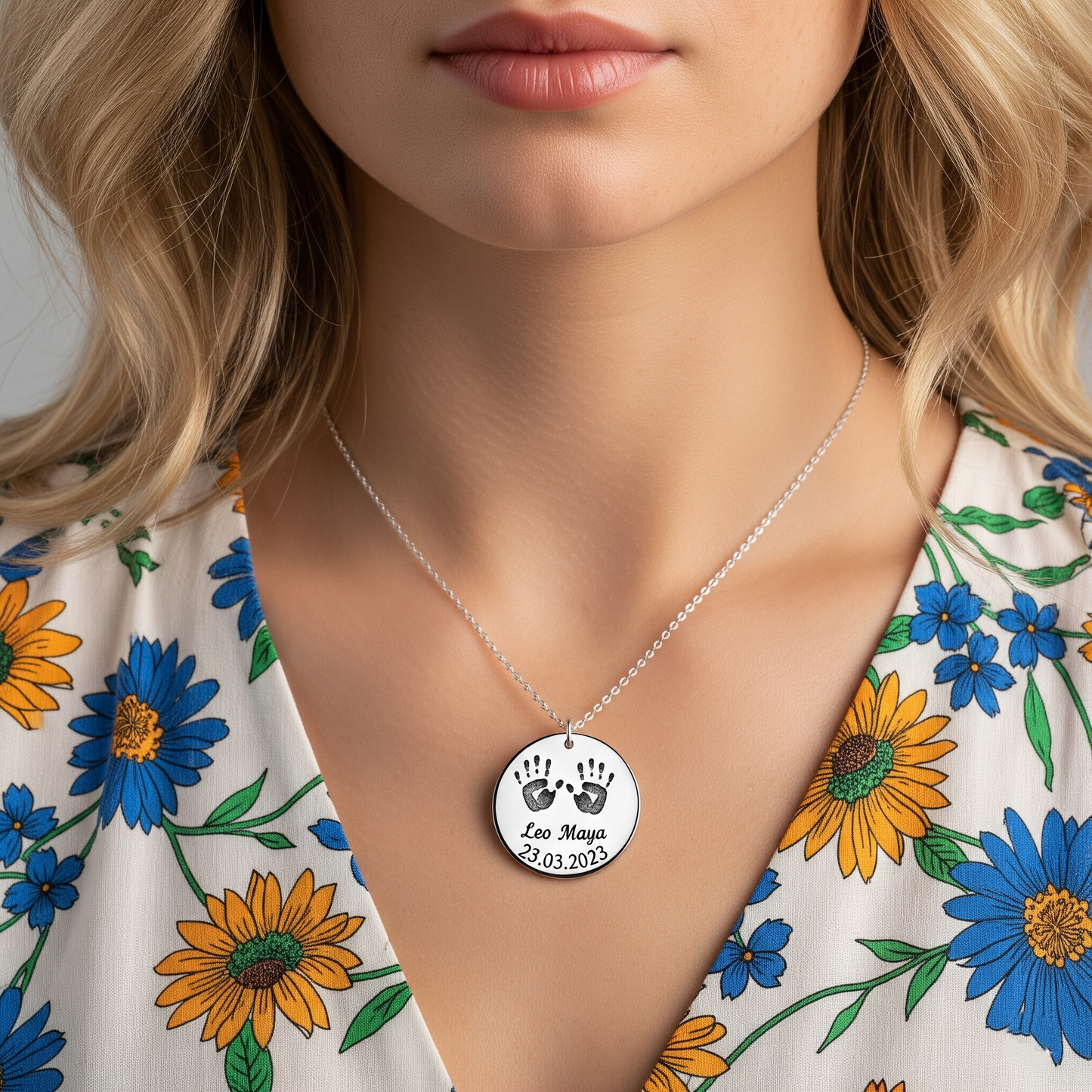 HANDPRINT NECKLACE