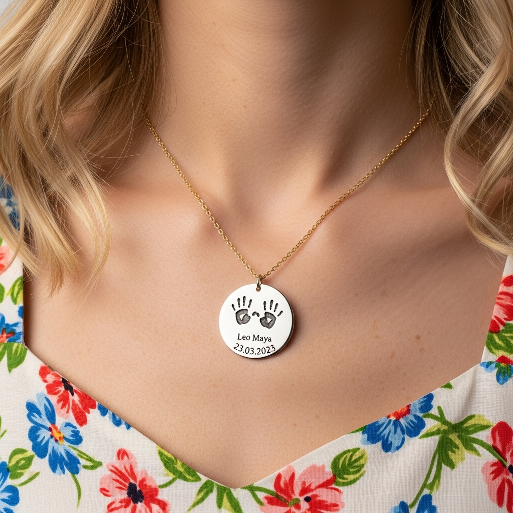 HANDPRINT NECKLACE
