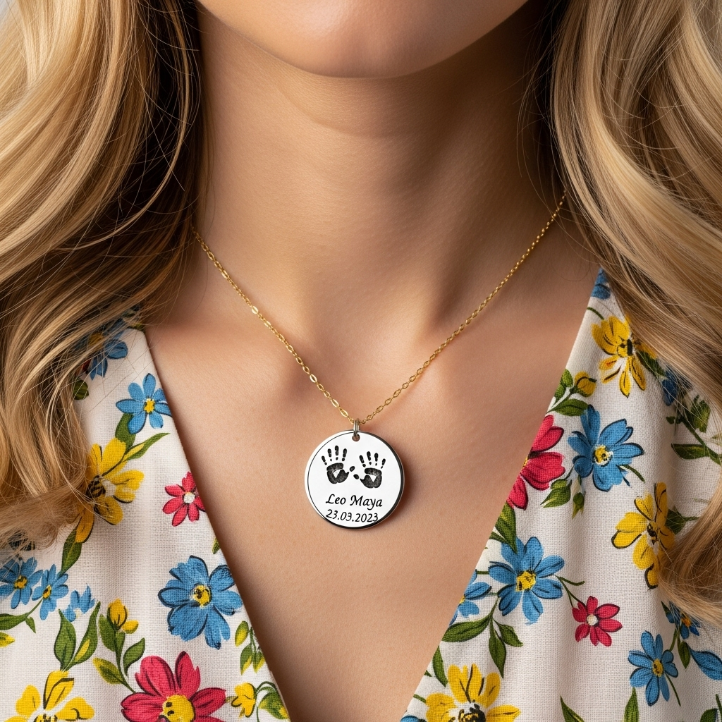 HANDPRINT NECKLACE